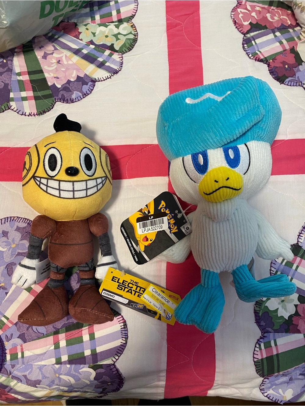 Drifloon Plush Toy - Blue & White - Official Brand